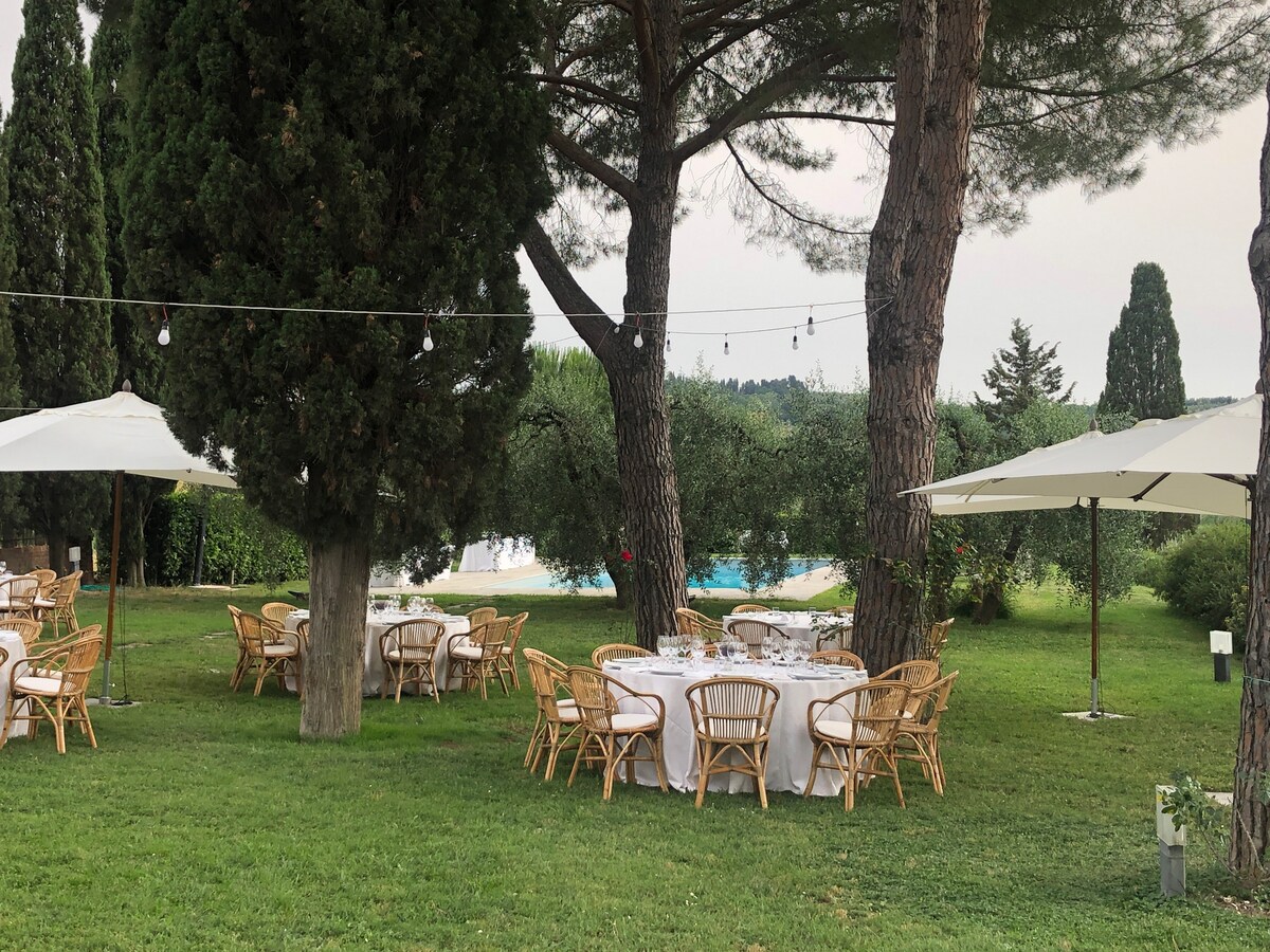 The grounds of Villa Barilli, Empoli