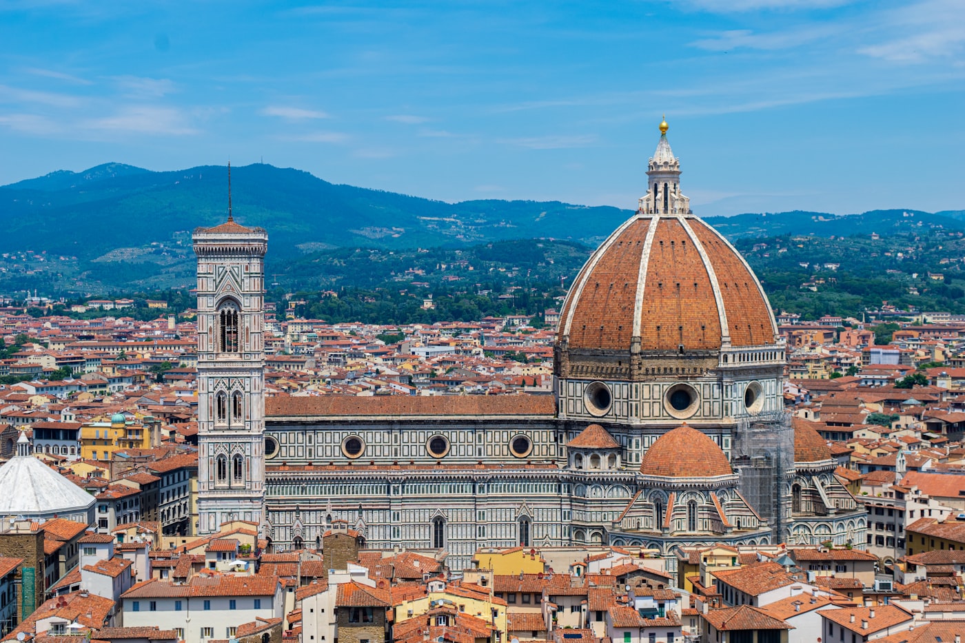 Florence skyline with the dome of the Duomo
